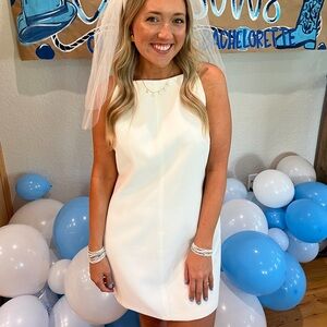 Zara white mini dress